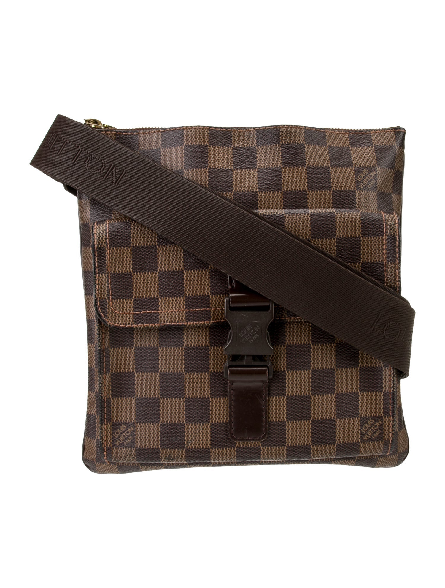 Louis Vuitton Damier Ebene Messenger Bag Vintage